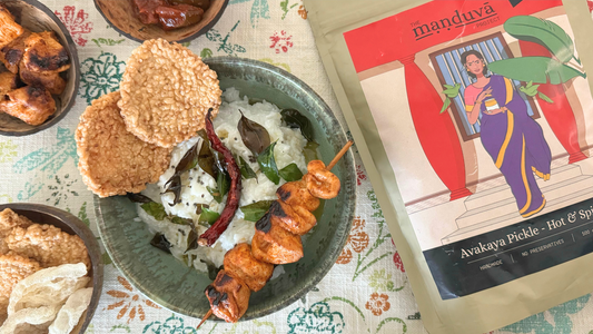 Chicken Tikka with Curd Rice