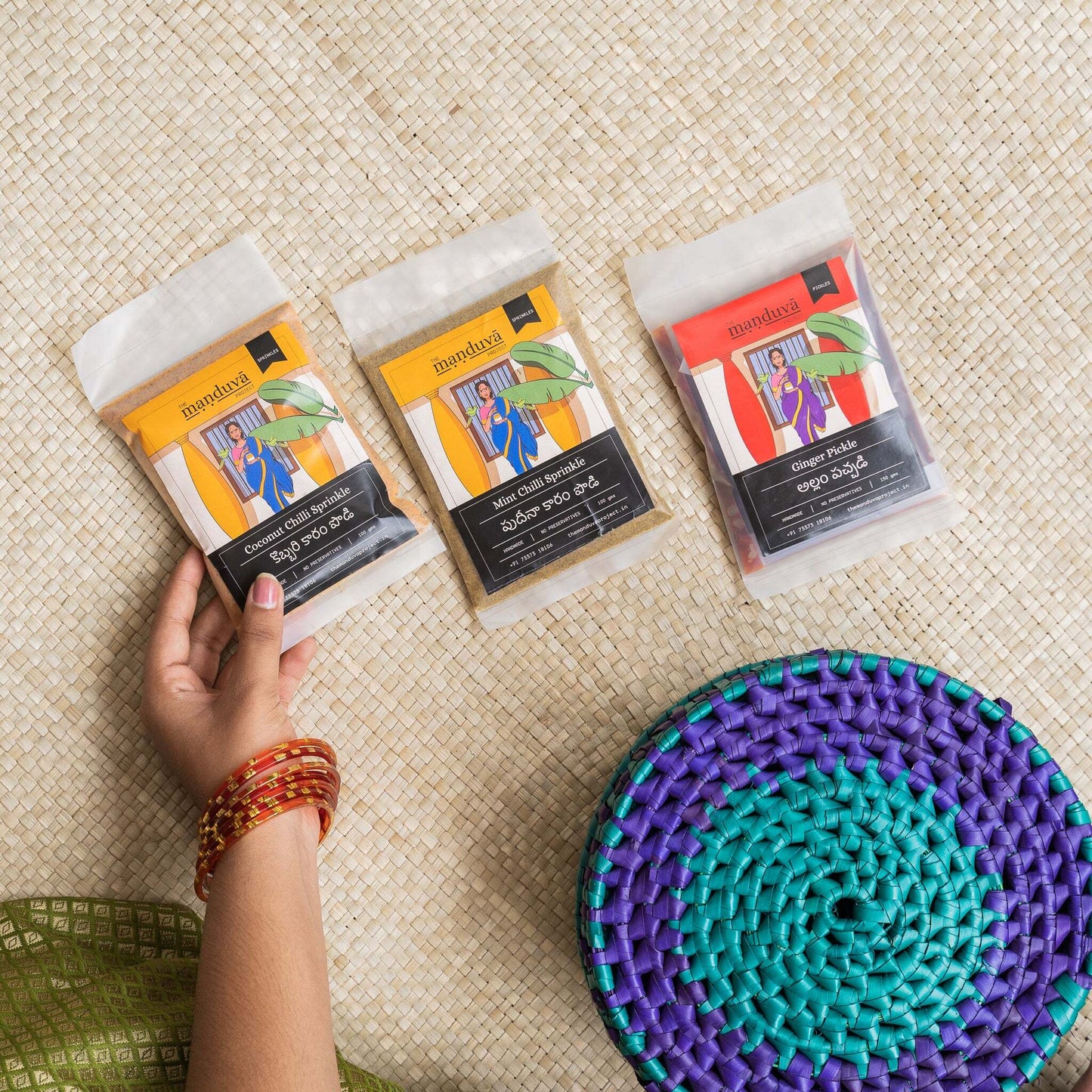 Manduva Mini Handmade Basket