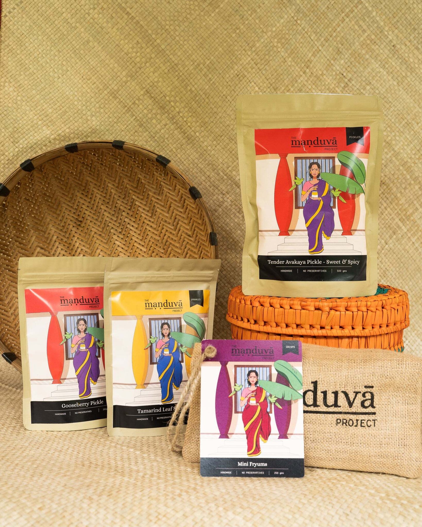 Manduva Large Handmade Basket