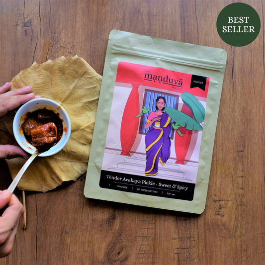 Tender Avakaya Mango Pickle Sweet & Spicy  (Jeedi Avakaya)