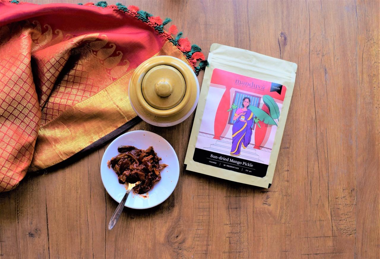 Sun-dried Mango Pickle Spicy
