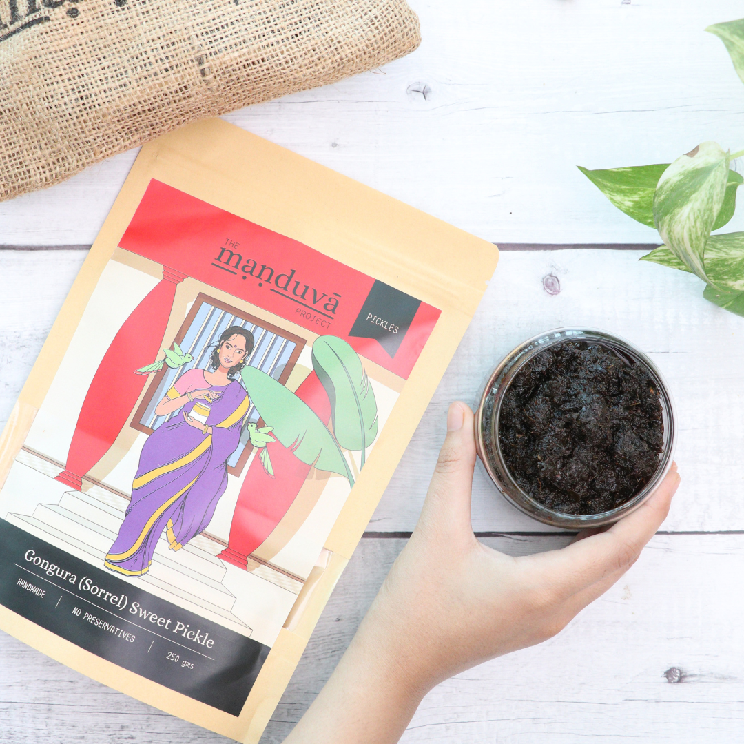 Gongura (Sorrel) Sweet Pickle