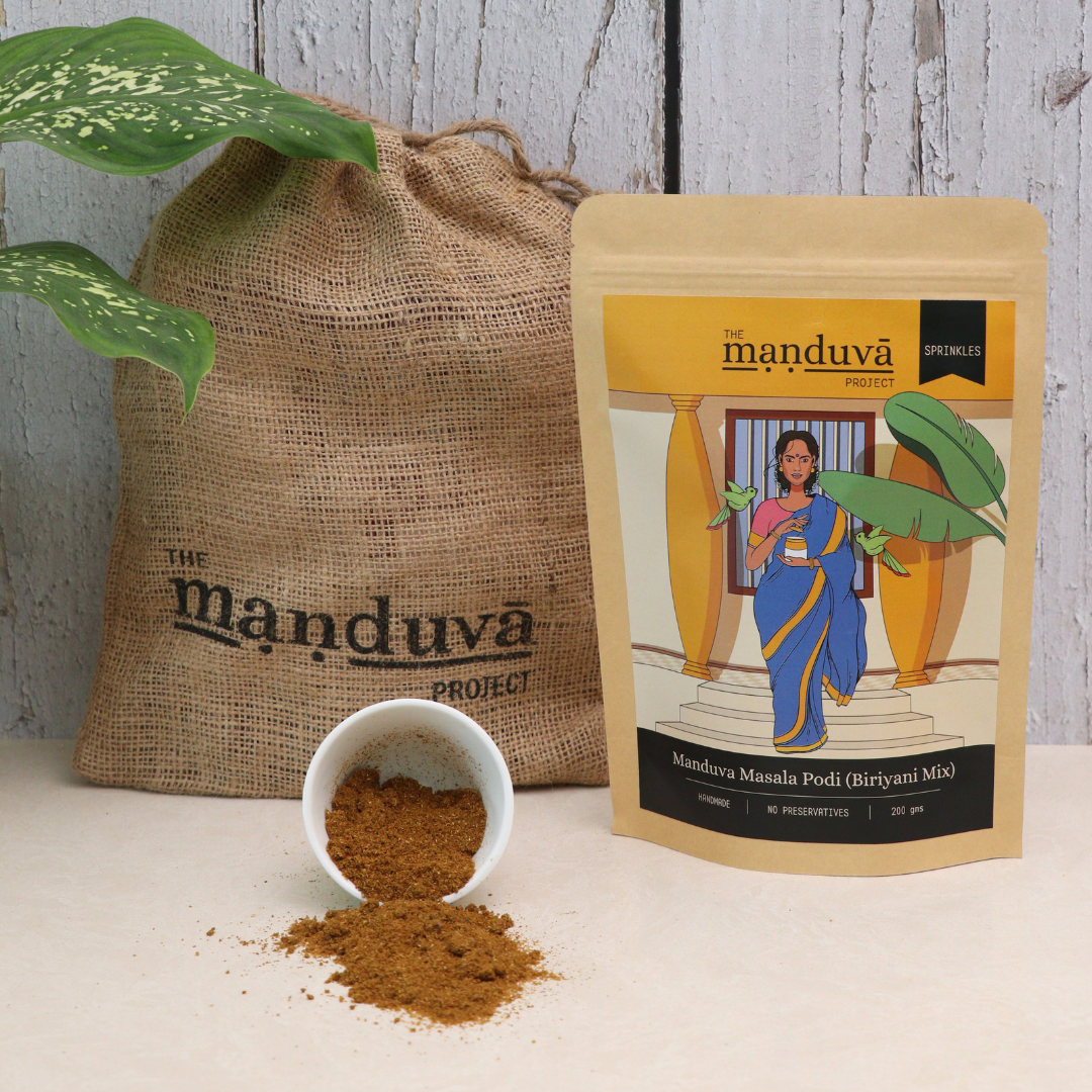 Manduva Masala Podi (Biryani & Kebab Marinade)