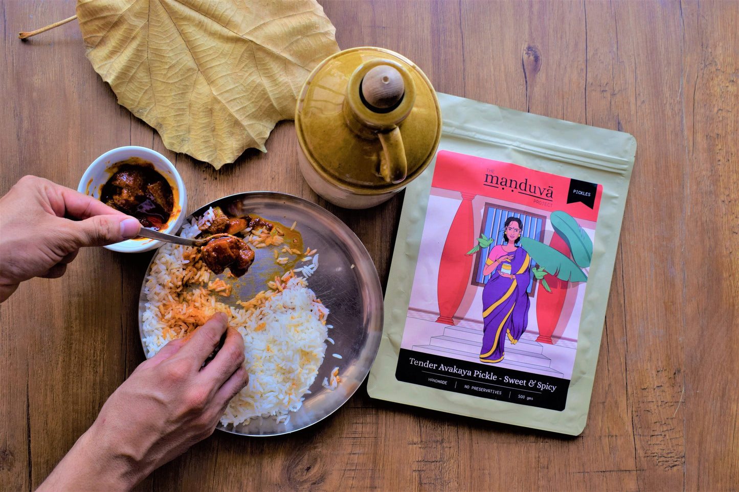 Tender Avakaya Mango Pickle Sweet & Spicy  (Jeedi Avakaya)