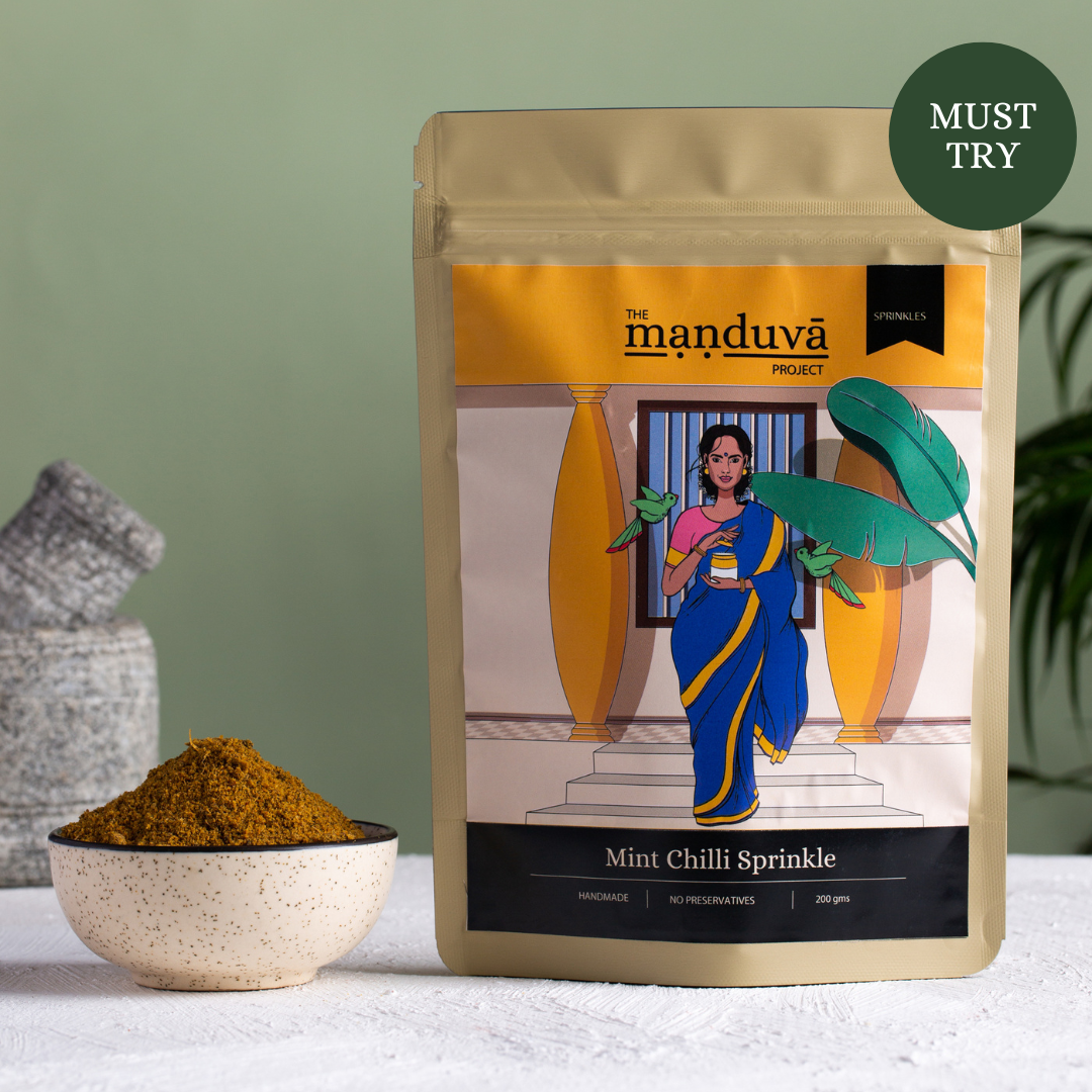 Shop Hand-Pounded Mint Chilli Sprinkle – Manduva