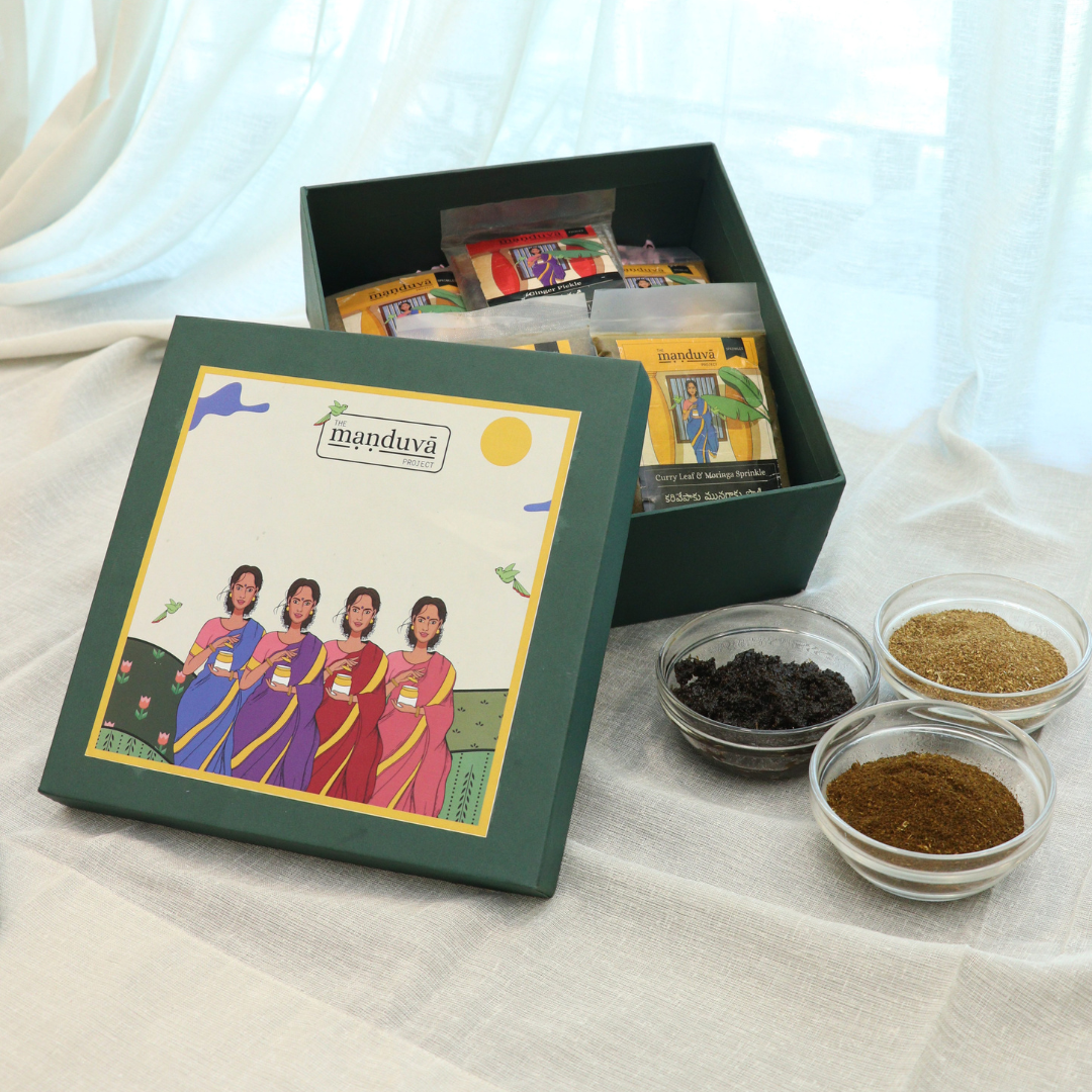 The Manduva Project Assorted Pickles & Podi Box