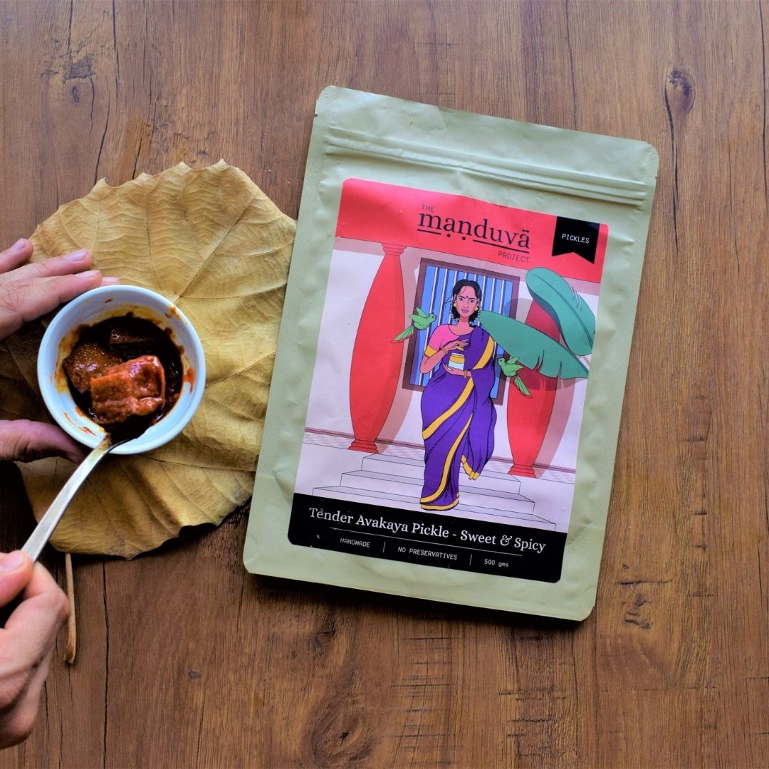 Tender Avakaya Mango Pickle Sweet & Spicy  (Jeedi Avakaya)