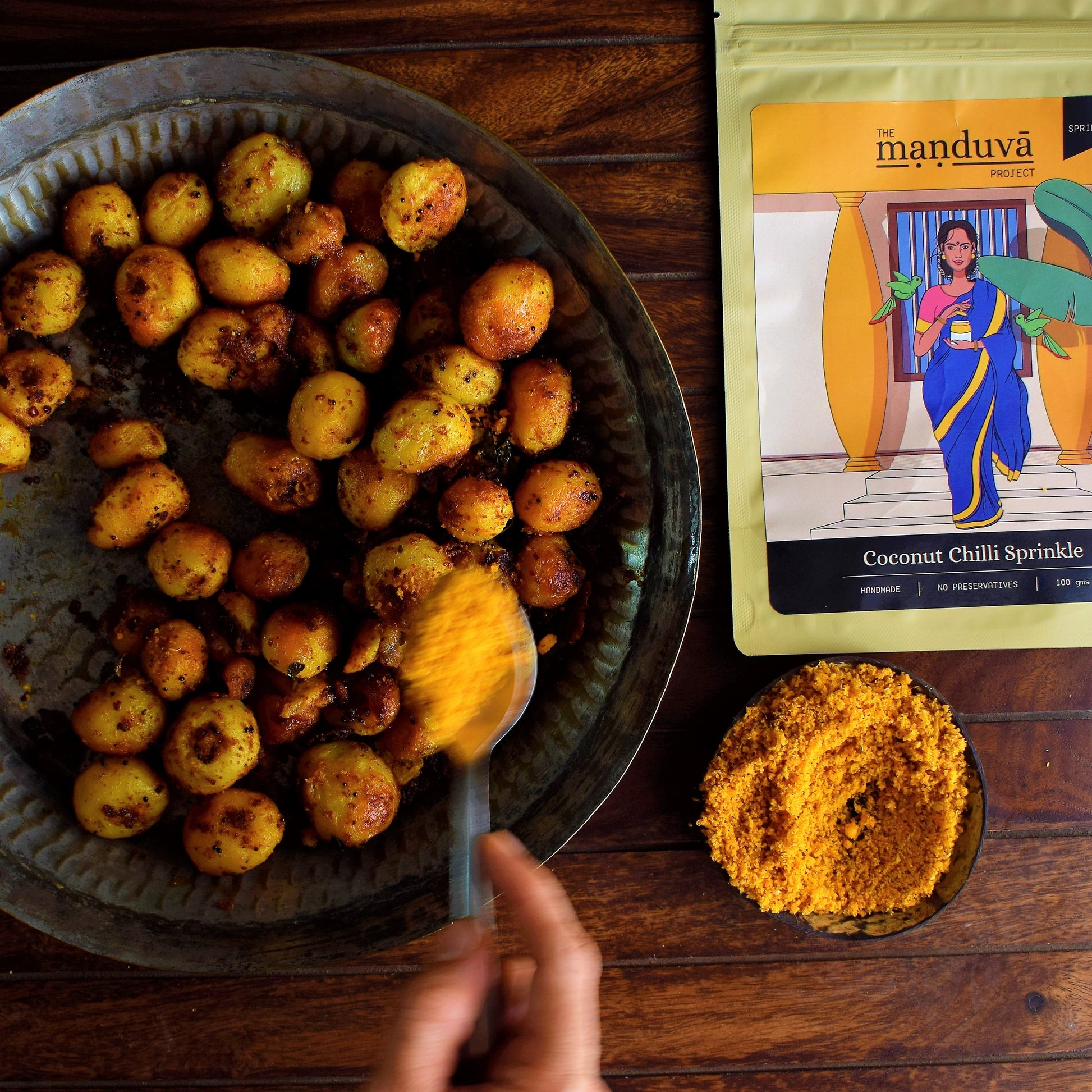 Shop Hand-Pounded Coconut Chilli Sprinkle – Manduva